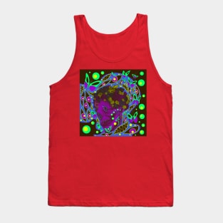 the dead and the butterfly in dark, ecopop mandala Tank Top